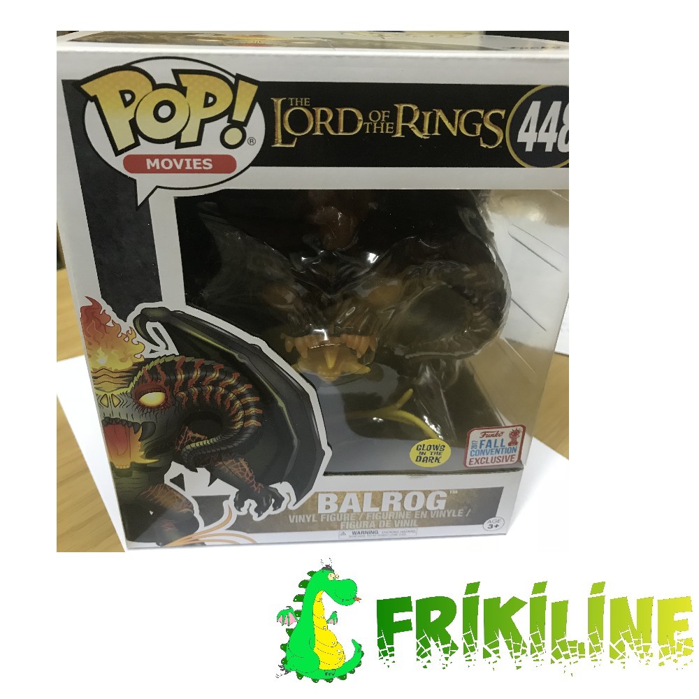 Balrog Funko Pop Edición limitada Brilla en la oscuridad. El Señor de los Anillos. Sin Abrir sellada